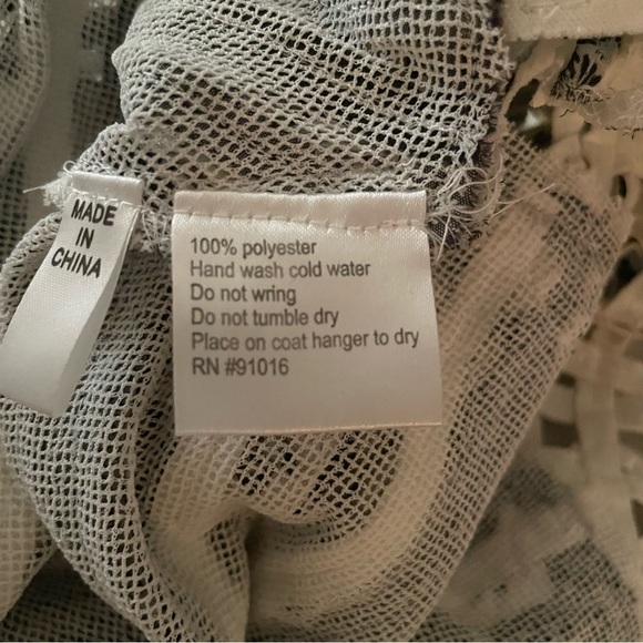 Obstinee by IKA Beautiful Button Up Ribbon Textured Jacket size 10 - Picture 11 of 11